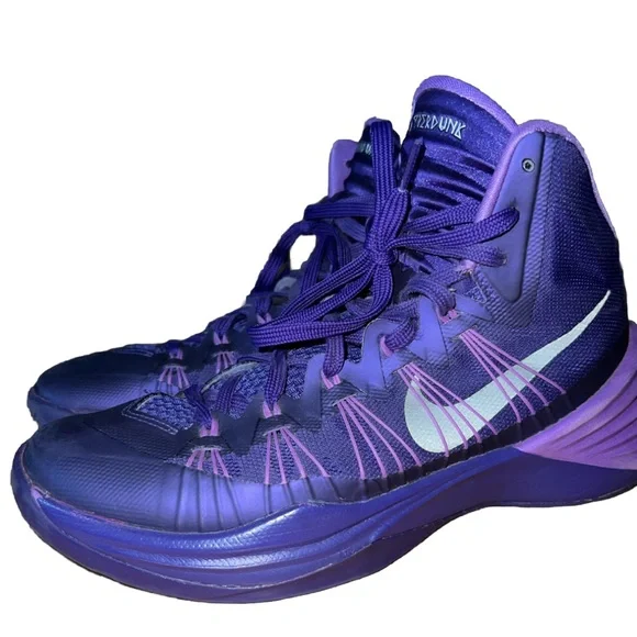 NIKE Hyper Dunk 8! Purple Basketball Shoes 7.5 - Picture 1 of 5